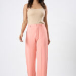 Women's Viscose Rayon Straight-Fit Solid Trousers For Casual and Formal Wear