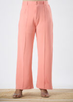 Women's Viscose Rayon Straight-Fit Solid Trousers For Casual and Formal Wear - Image 2