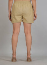 Women's Cotton Fabric Comfortable-Fit Mid-Thigh Casual Short - Image 3