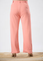 Women's Viscose Rayon Straight-Fit Solid Trousers For Casual and Formal Wear - Image 3