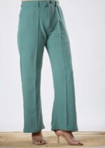 Women's Viscose Rayon Straight-Fit Solid Trousers For Casual and Formal Wear - Image 2