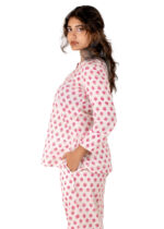 Women's Cotton Fabric Floral Printed V-Neck Design Stylish Co-ord Set - Image 4